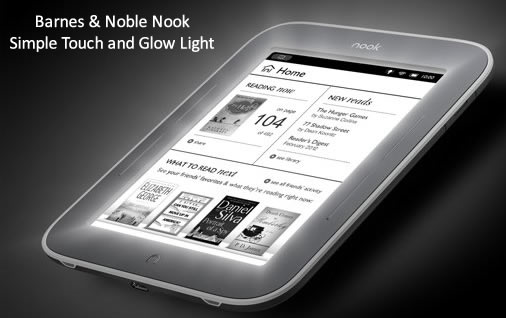 Barnes & Noble Nook Simple Touch and Glow Light Review